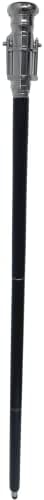 Nautical Wooden Walking Stick with Brass Telescope Handle 38 Inches