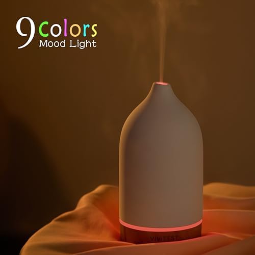 VIVITEST Ceramic Diffuser with Aromatherapy