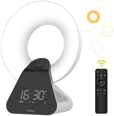 Voraiya Light Therapy Lamp with Speaker and Timer