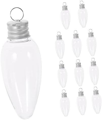 12pcs Bulb Shape Candy Containers for Parties and Weddings