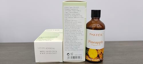 PHATOIL 338floz Pineapple Essential Oil for Aromatherapy and Diffusers