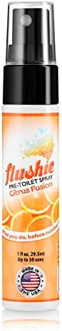 Flushie Pre-Toilet Spray for Bathroom Odor Elimination