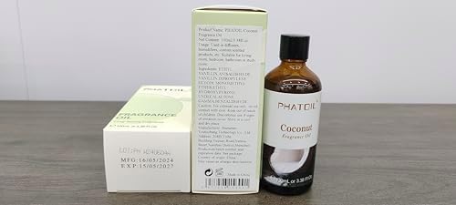 PHATOIL 338 Fl OZ Coconut Essential Oil Aromatherapy