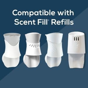 Scent Fill Natural Peppermint Air Freshener 2 Refills with Diffuser