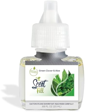 Scent Fill Green Clover Aloe Air Freshener 2 Refills Diffuser
