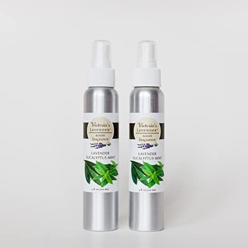 Victorias Lavender Room Spray - Natural Essential Oil Fragrance 2pk