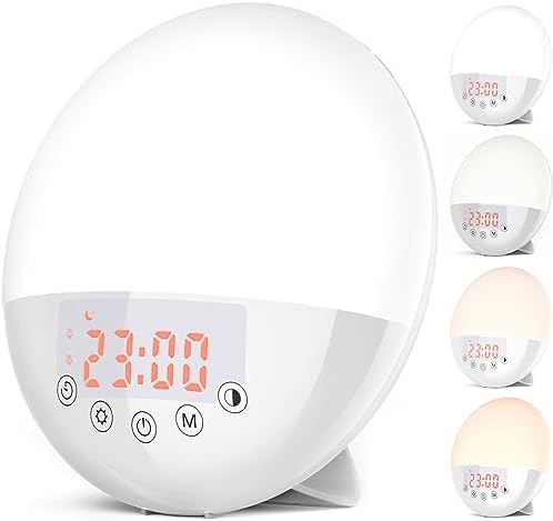 RICIAL Sunrise Alarm Clock with Wake Up Light