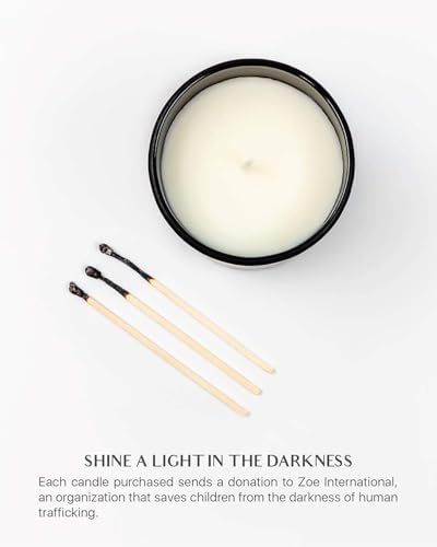 Benevolence LA Jasmine Bergamot Scented Candle Soy Candle 8oz 45 Hour Burn