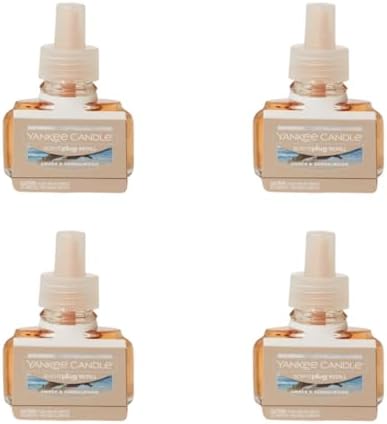 Yankee Candle Amber Sandalwood Scent Plug Refills Pack of 4