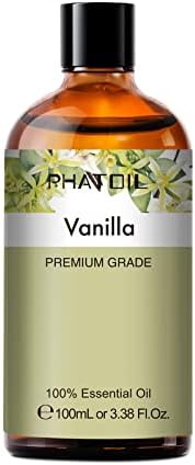 100ML Pure Vanilla Essential Oil for Diffuser and Aromatherapy