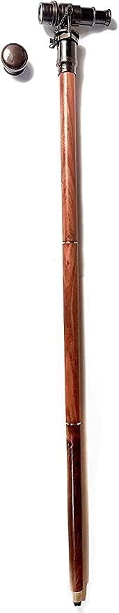 Brass Nautical Walking Stick for Men Women Seniors