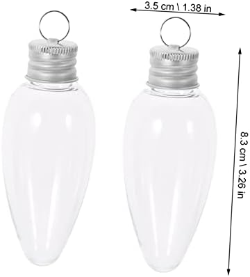 12pcs Bulb Shape Candy Containers for Parties and Weddings
