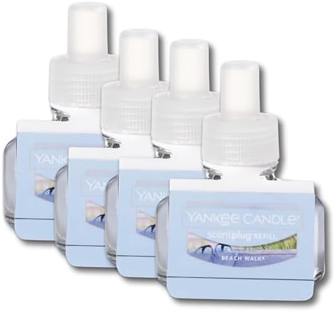 Yankee Candle Beach Walk Scent Plug Refills Pack of 4