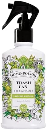 Home-Pourri Trash Can Odor Freshener 8 Fl Oz Lime Zest Matcha