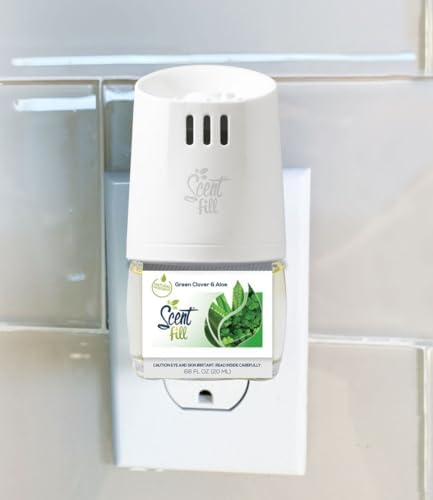 Scent Fill Green Clover Aloe Air Freshener 2 Refills Diffuser