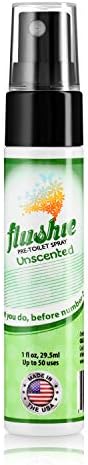 Flushie Pre-Toilet Spray for Bathroom Odor Elimination