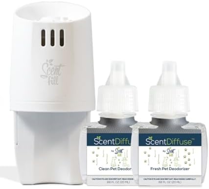 ScentDiffuse Pet Odor Deodorizer Starter Kit