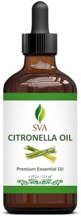 SVA Citronella Essential Oil 4 Fl Oz Natural