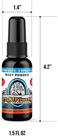 BluntPower Baby Powder 3 Pack Premium Air Freshener