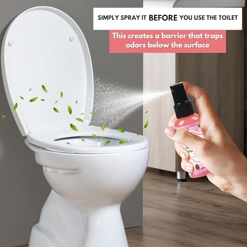 Air Jungles Toilet Poop Odor Eliminator Spray with Rose Scent