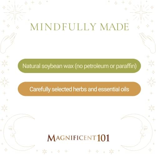 Magnificent 101 Abundance Smudge Candle - 6 Oz Soy Wax
