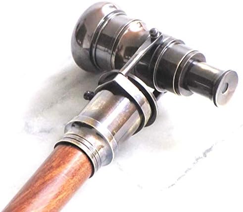 THOR INSTRUMENTS Nautical Brass Telescope Walking Stick