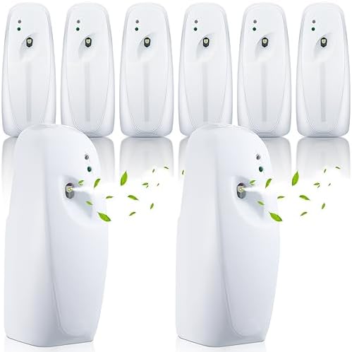 Uiifan 8 Pcs Wall Mounted Automatic Air Freshener Dispenser