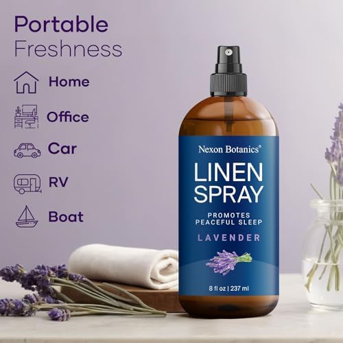 Lavender Linen Spray 8 fl oz - Aromatherapy Fabric Refresh