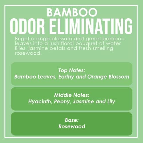 Bamboo Two Pack Odor Eliminating Candles