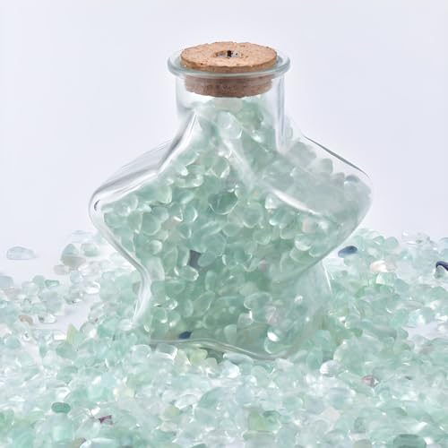 Polished Green Fluorite Crystal Chips 200 Pcs