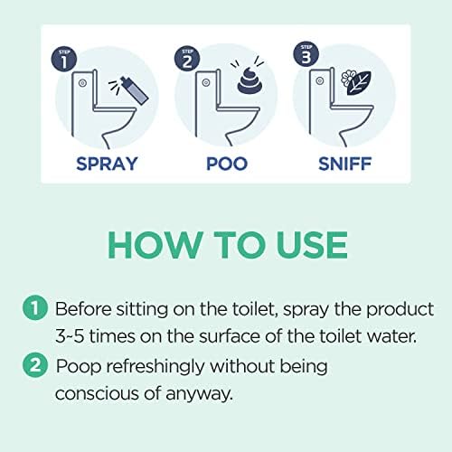 Pooretty Pre-Poo Toilet Spray 2 Pack