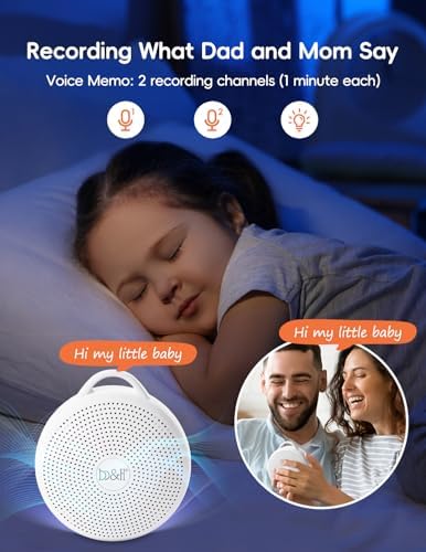 BH Portable White Noise Machine with Night Light