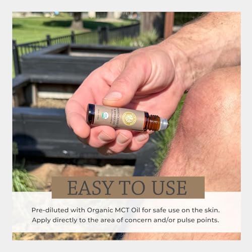 Silk Road Organic Frankincense Myrrh Essential Oil Roll On 10ml