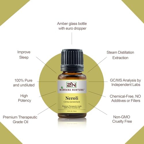 Nirvana Nurture Neroli Essential Oil 100 Pure Therapeutic Grade