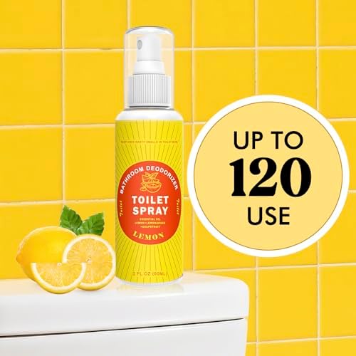 Lemon Toilet Spray 2 Pack 2 Fl Oz Natural Air Freshener