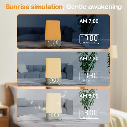 White Noise Machine with Sunrise Alarm and Night Light
