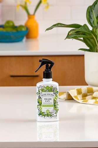 Home-Pourri Trash Can Odor Freshener 8 Fl Oz Lime Zest Matcha