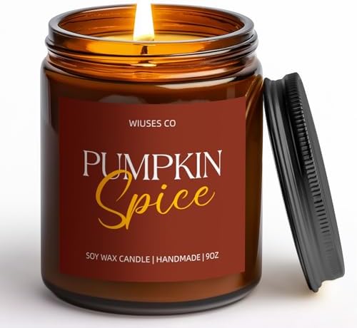 Pumpkin Spice Fall Candle for Aromatherapy