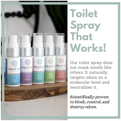 Mist N Go Travel Toilet Spray Air Freshener 1oz x5