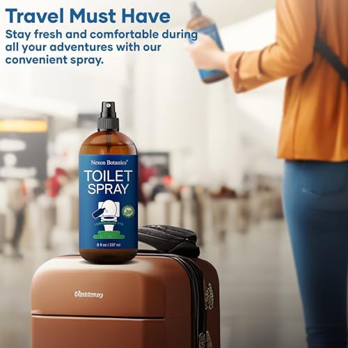 Lemongrass Tea Tree Toilet Spray 8 Fl Oz - Natural Odor Eliminator