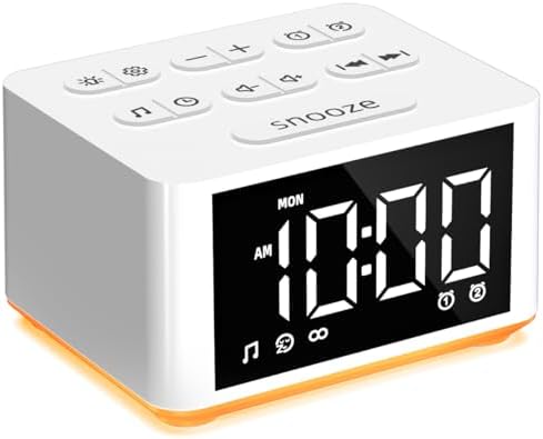 DailyBody 3 In 1 Sound Machine With Night Light And Alarm Clock