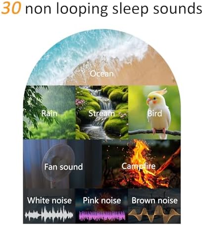 White Noise Machine with Sunrise Alarm and Night Light