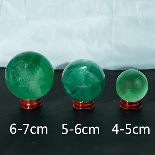 Crystal Ball with Fluorite Healing Stone 50-60mm