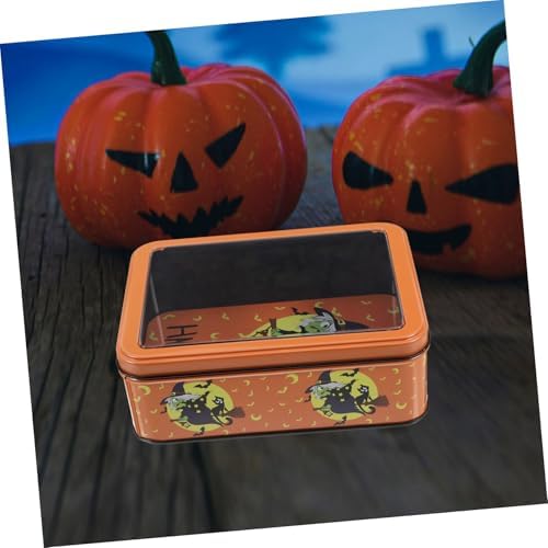 Beaupretty Halloween Tinplate Storage Box