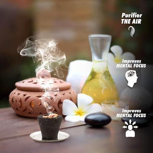 Shubhkart 12 Pcs Premium Sambrani Dhoop Cup Black