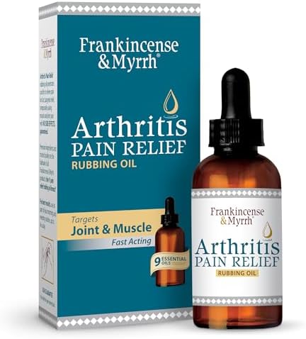 Frankincense and Myrrh Pain Relief Rubbing Oil 2 floz