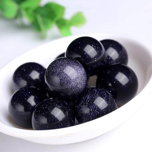 5PCS Blue Goldstone Healing Crystals 25mm