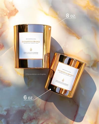 Benevolence LA Eucalyptus Orange Soy Candle 8oz