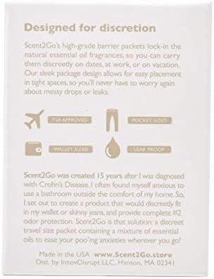 Scent2Go Toilet Fragrance Powder - 20 Travel Packets