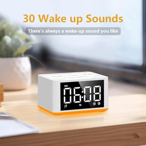 DailyBody 3 In 1 Sound Machine With Night Light And Alarm Clock